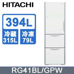 RG41BL / 三門394L變頻琉璃左開冰箱