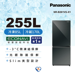 NR-B261VG / ECONAVI 雙門255L冰箱